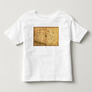 Camiseta Infantil BahamasPanoramic MapBahamas