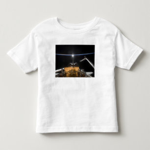 Camiseta Infantil Baía da carga útil de Atlantis do vaivém espaci
