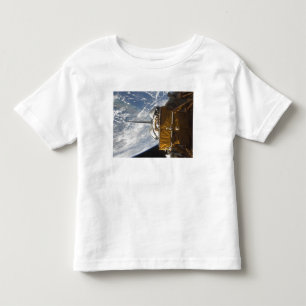 Camiseta Infantil Baía da carga útil de Atlantis do vaivém espaci
