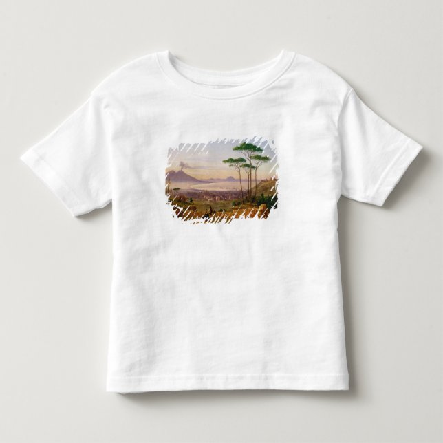 Camiseta Infantil Baía de Nápoles (Frente)