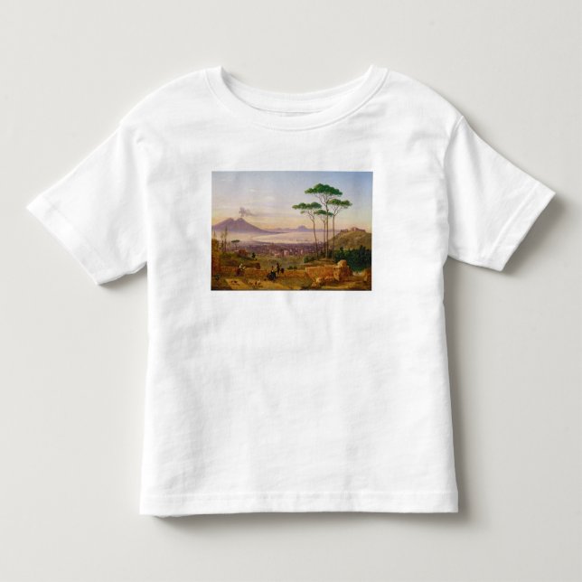 Camiseta Infantil Baía de Nápoles (Frente)