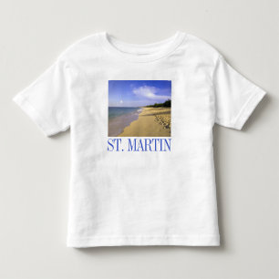 Camiseta Infantil Baie Longue Bay Beach, Rua Martin.