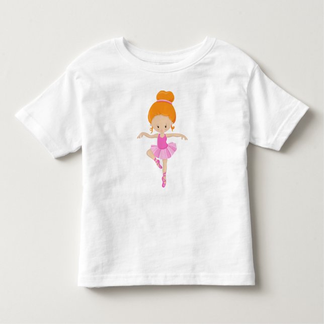 Camiseta Infantil Bailarina, Garota de Ballet, Dança de Ballet, Cabe (Frente)