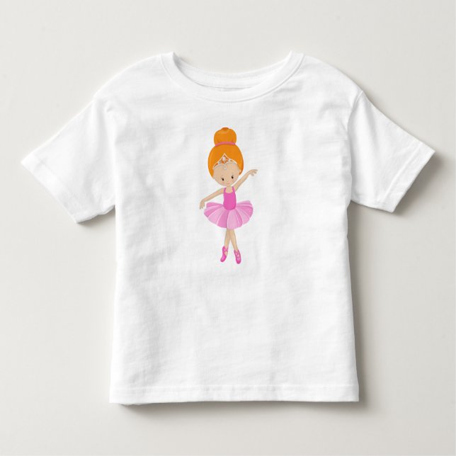 Camiseta Infantil Bailarina, Menina de Ballet, Dançarina de Ballet,  (Frente)