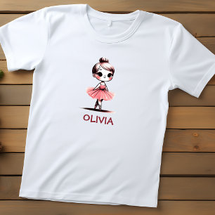 Camiseta Infantil Bailarina Pequenina Fofa