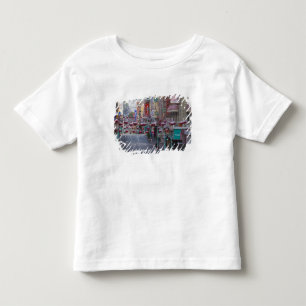 Camiseta Infantil Bairro chinês na Grant Street em São Francisco,