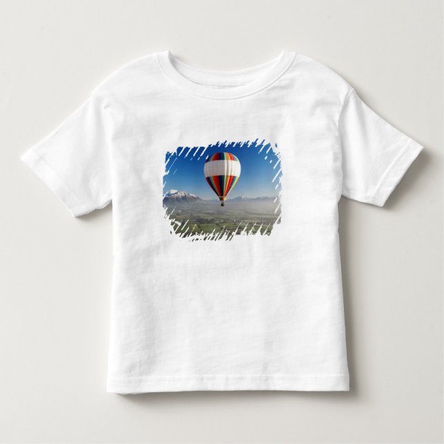 Camiseta Infantil Balão de ar quente, perto de Methven, Canterbury 3 (Frente)
