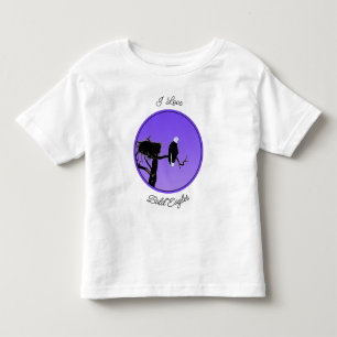 Camiseta Infantil Bald Eagle em Sunset - Arte original sobre a vida