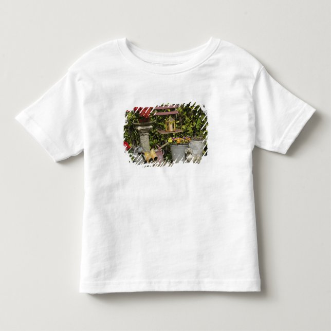 Camiseta Infantil Baldes, sapatos e flores, Zaanse Schans, (Frente)