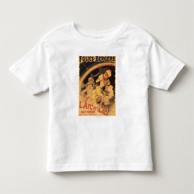 Camiseta Infantil balé L'Arc-en-Ciel em Folies-Bergere (Frente)