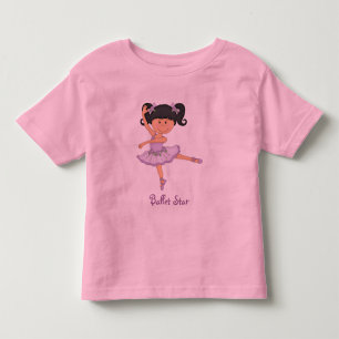Camiseta Infantil Balé Lilac Ballerina 1
