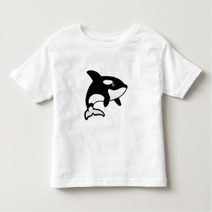 Camiseta Infantil Baleia bonito da orca/assassino