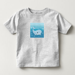 Camiseta Infantil Baleia branca