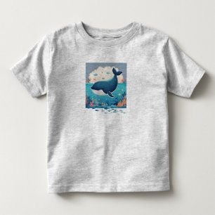 Camiseta Infantil Baleia branca