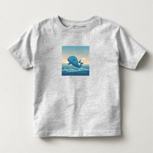 Camiseta Infantil Baleia branca