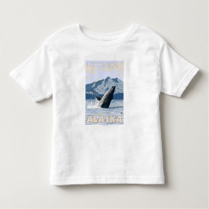 Camiseta Infantil Baleia de Humpback - Ketchikan, Alaska