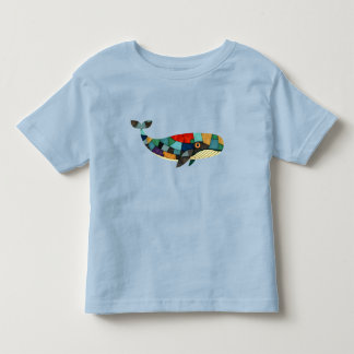 Camiseta Infantil Baleia Mosaica Vibrante