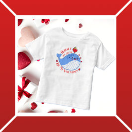 Camiseta Infantil Baleia, por favor, seja meu Namorados?