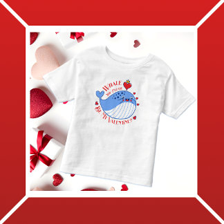 Camiseta Infantil Baleia, por favor, seja meu Namorados?