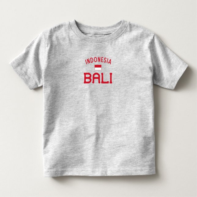 Camiseta Infantil Bali (Indonésia) em apuros (Frente)