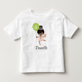 Camiseta Infantil Ballerina Aniversário Criança Toddler Shirt Africa