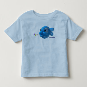 Camiseta Infantil Balloonimals borbulha os peixes!