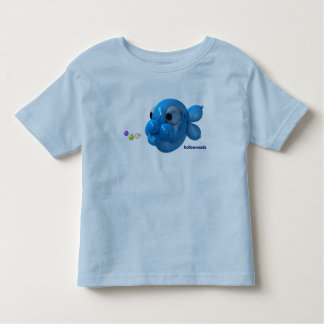 Camiseta Infantil Balloonimals borbulha os peixes!