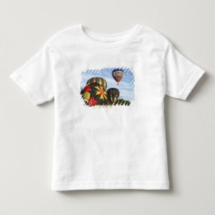 Camiseta Infantil Balões de Ar Quente perto de Wanaka, Ilha do Sul,