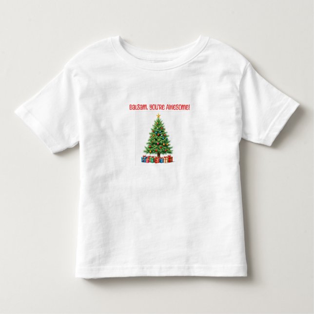 Camiseta Infantil Balsam, você é incrível (Frente)