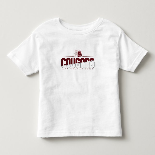 Camiseta Infantil Banda Ada Cougar Clássico Toddler T-Shirt (Frente)