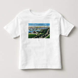Camiseta Infantil Banda memorável Shell do portal, Charles River