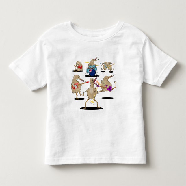 Camiseta Infantil Banda NZ Music Kiwi (Frente)