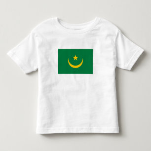Camiseta Infantil Bandeira Antiga da Mauritânia