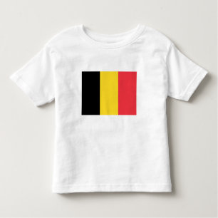 Camiseta Infantil Bandeira Belga Patriótica