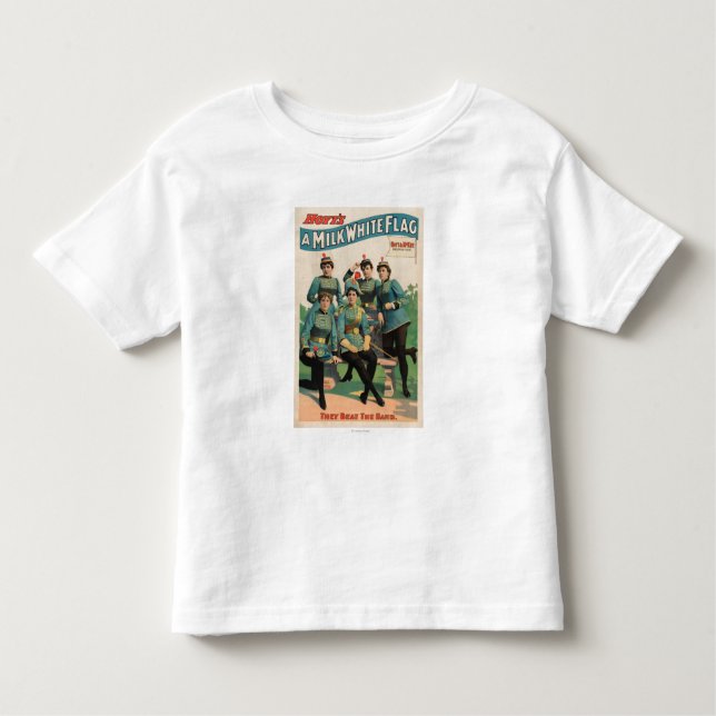 Camiseta Infantil "Bandeira Branca de Leite" Banda Marcha feminina (Frente)
