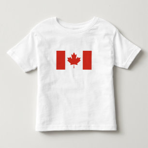 Camiseta Infantil Bandeira Canadense Patriota
