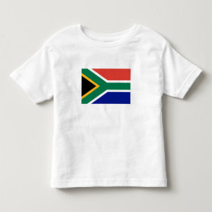 Camiseta Infantil Bandeira da África do Sul