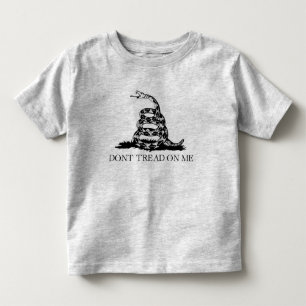 Camiseta Infantil Bandeira da Cascavel de Gadsden: Guerra Revolucion