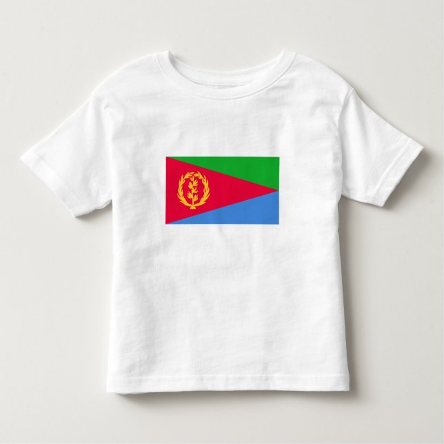 Camiseta Infantil Bandeira da Eritreia (Frente)