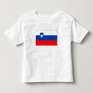 Camiseta Infantil Bandeira da Eslovênia