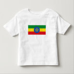 Camiseta Infantil Bandeira da Etiópia<br><div class="desc">Bandeira Patriótica da Etiópia.</div>