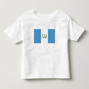 Camiseta Infantil Bandeira da Guatemala