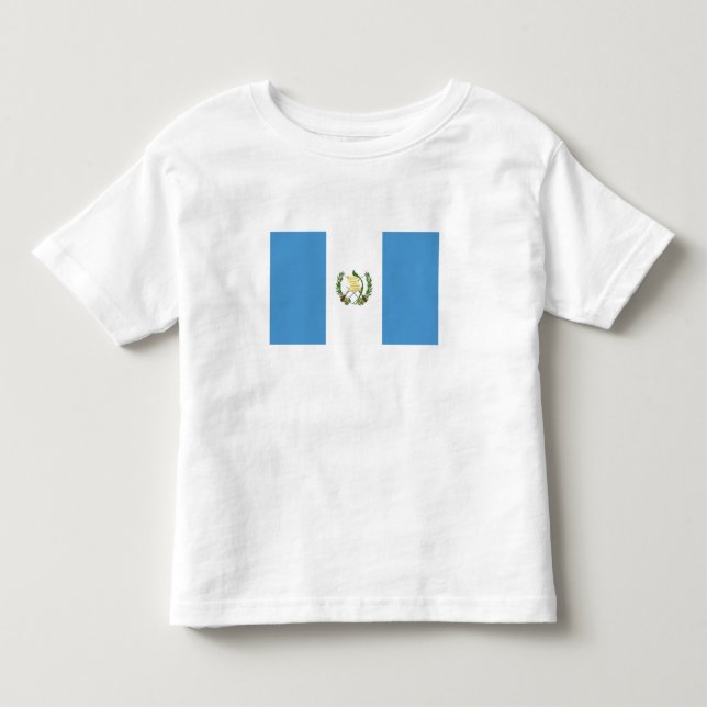 Camiseta Infantil Bandeira da Guatemala (Frente)