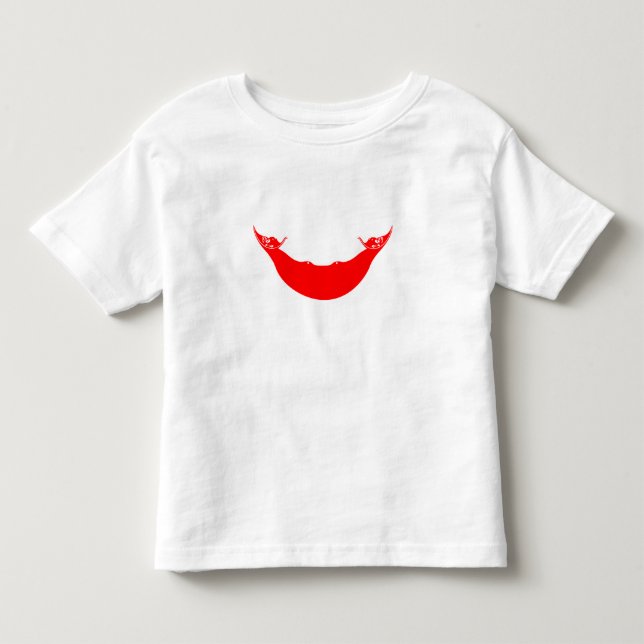 Camiseta Infantil Bandeira da Ilha de Páscoa (Frente)