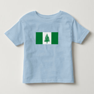 Camiseta Infantil Bandeira da Ilha Norfolk