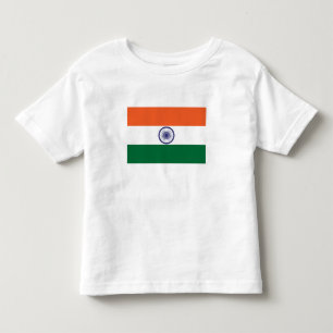 Camiseta Infantil Bandeira da Índia