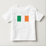 Camiseta Infantil Bandeira da Irlanda<br><div class="desc">Bandeira Patriótica da Irlanda.</div>