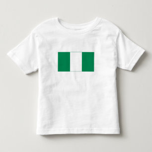 Camiseta Infantil Bandeira da Nigéria