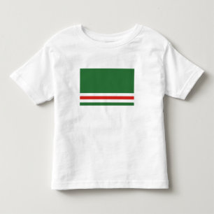 Camiseta Infantil Bandeira da República Chechena de Ichkeria