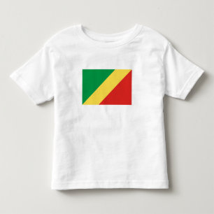Camiseta Infantil Bandeira da República do Congo